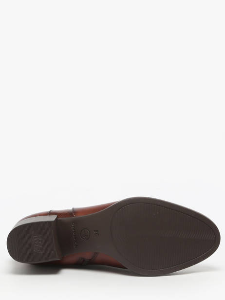 Enkellaarsjes Met Hak Uit Leder Tamaris Bruin women 45 ander zicht 5